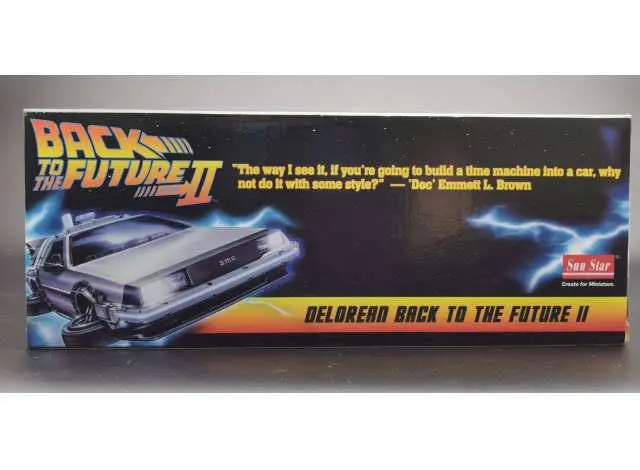 Back to the Future II Diecast Model 1/18 1983 DeLorean product photo