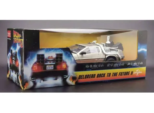 Back to the Future II Diecast Model 1/18 1983 DeLorean product photo