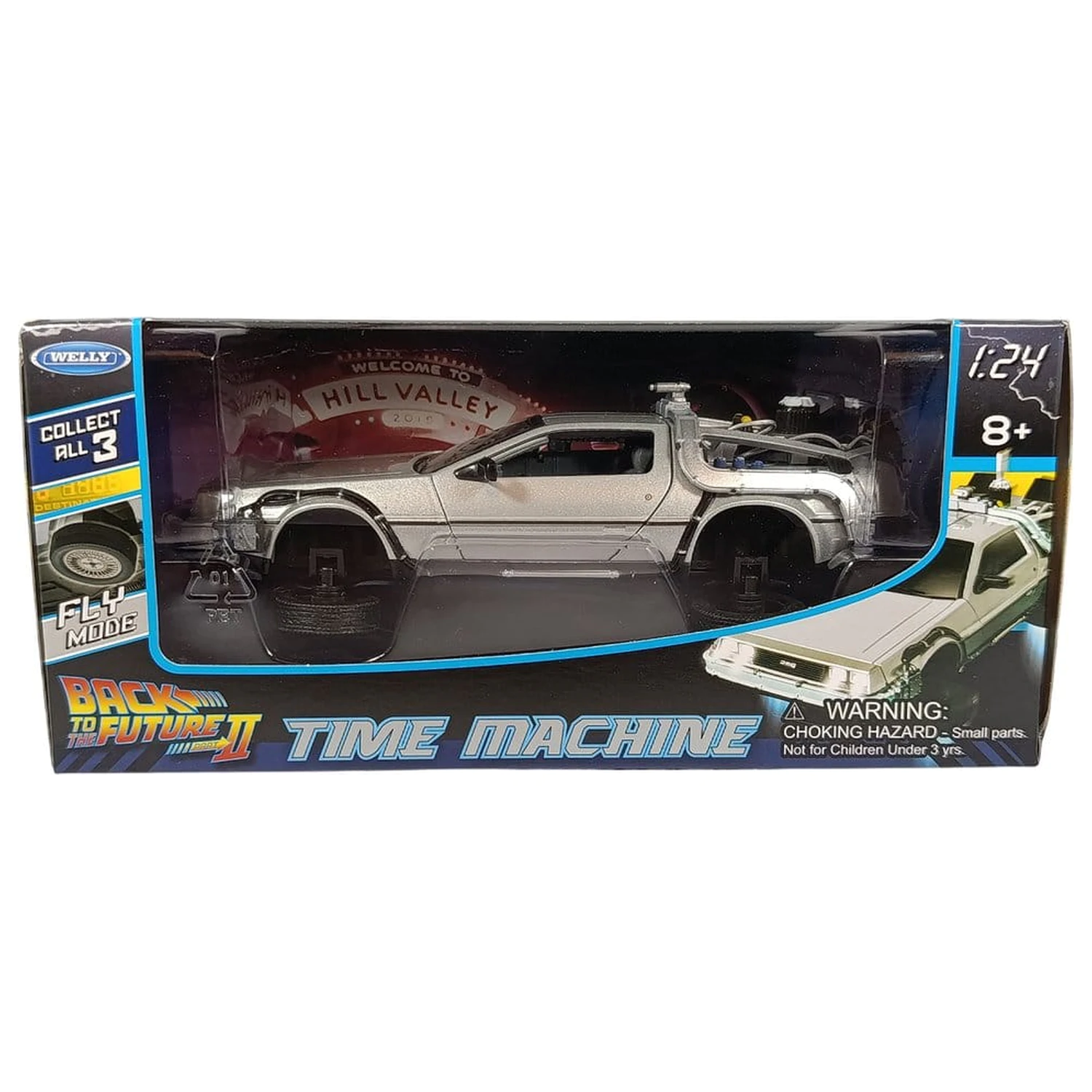 Back to the Future II Diecast Model 1/24 ´81 DeLorean LK Coupe Fly Wheel product photo