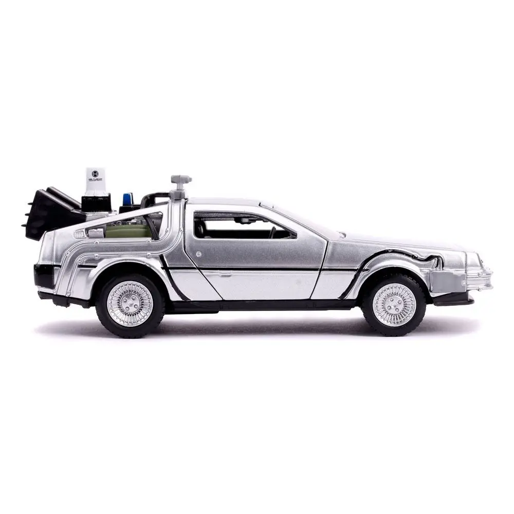 Back to the Future II Hollywood Rides Diecast Model 1/32 DeLorean Time Machine termékfotó