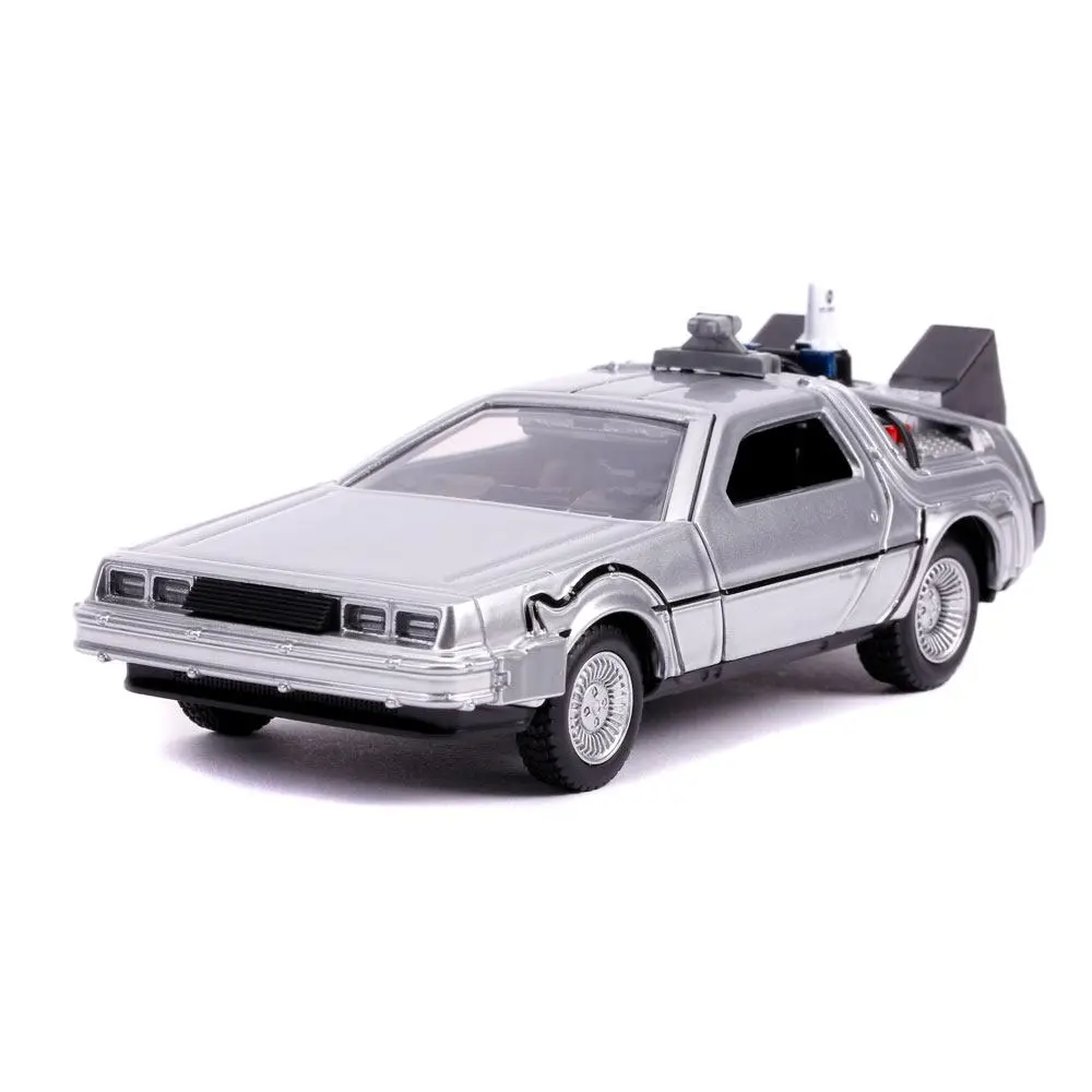 Back to the Future II Hollywood Rides Diecast Model 1/32 DeLorean Time Machine product photo