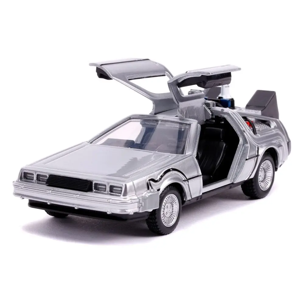 Back to the Future II Hollywood Rides Diecast Model 1/32 DeLorean Time Machine product photo