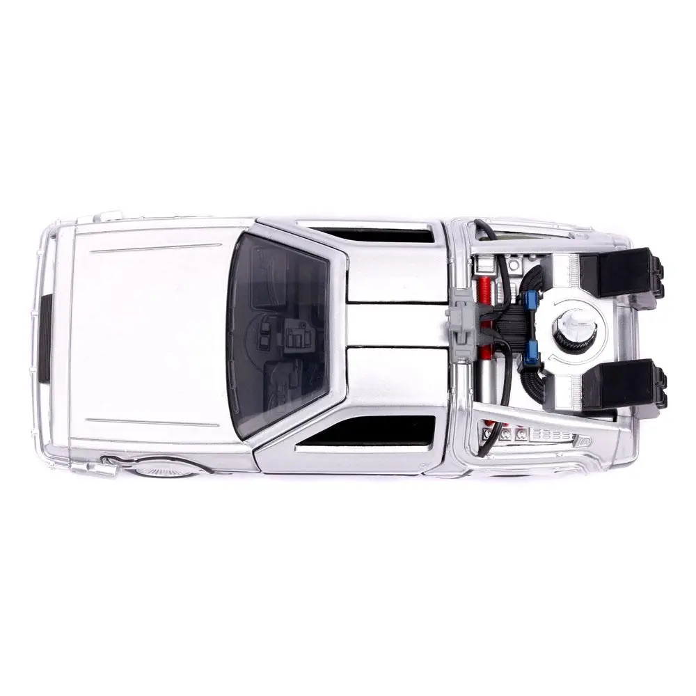 Back to the Future II Hollywood Rides Diecast Model 1/32 DeLorean Time Machine product photo