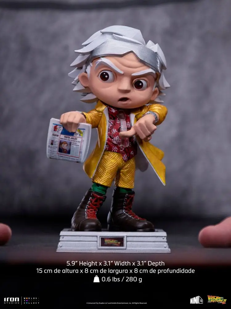 Back to the Future II Mini Co. PVC Figure Doc Brown 15 cm termékfotó