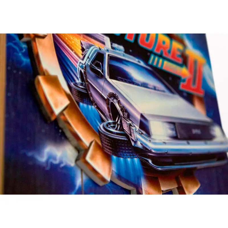 Back to the Future 2 WoodArts 3D Wooden Wall Art It's about time 30 x 40 cm product photo