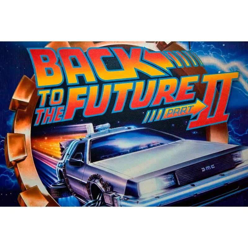 Back to the Future 2 WoodArts 3D Wooden Wall Art It's about time 30 x 40 cm product photo