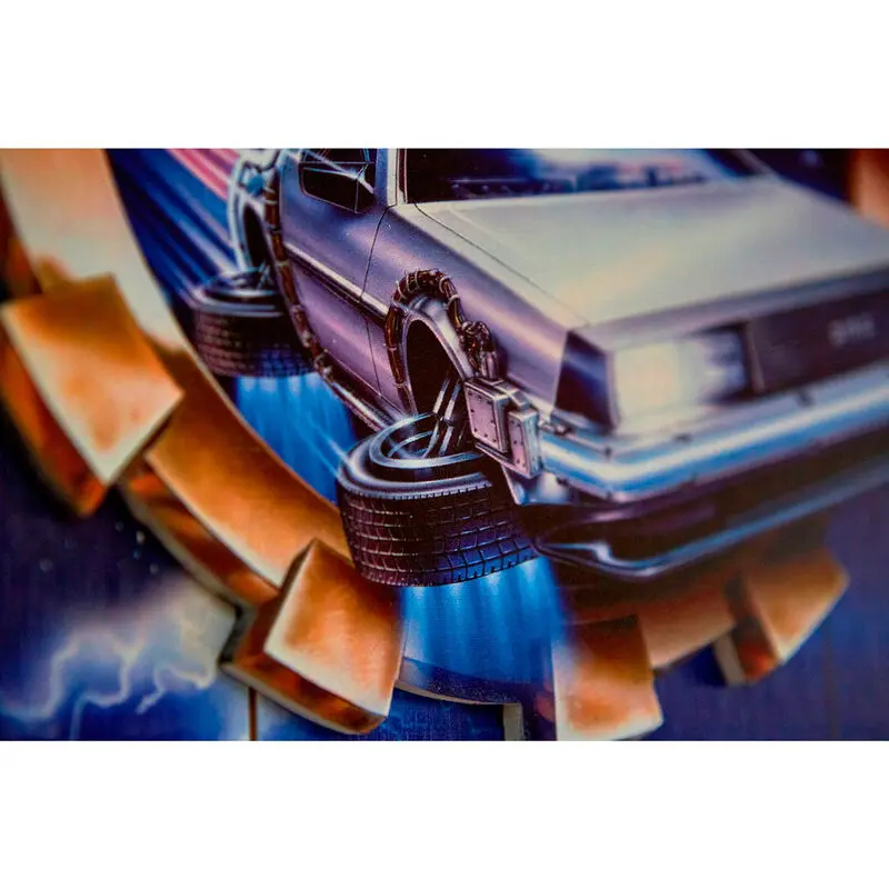 Back to the Future 2 WoodArts 3D Wooden Wall Art It's about time 30 x 40 cm product photo