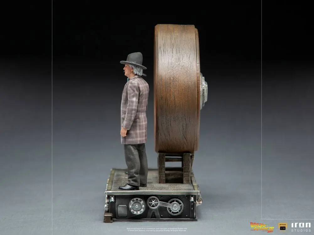 Back to the Future III Deluxe Art Scale Statue 1/10 Marty and Doc at the Clock 30 cm product photo