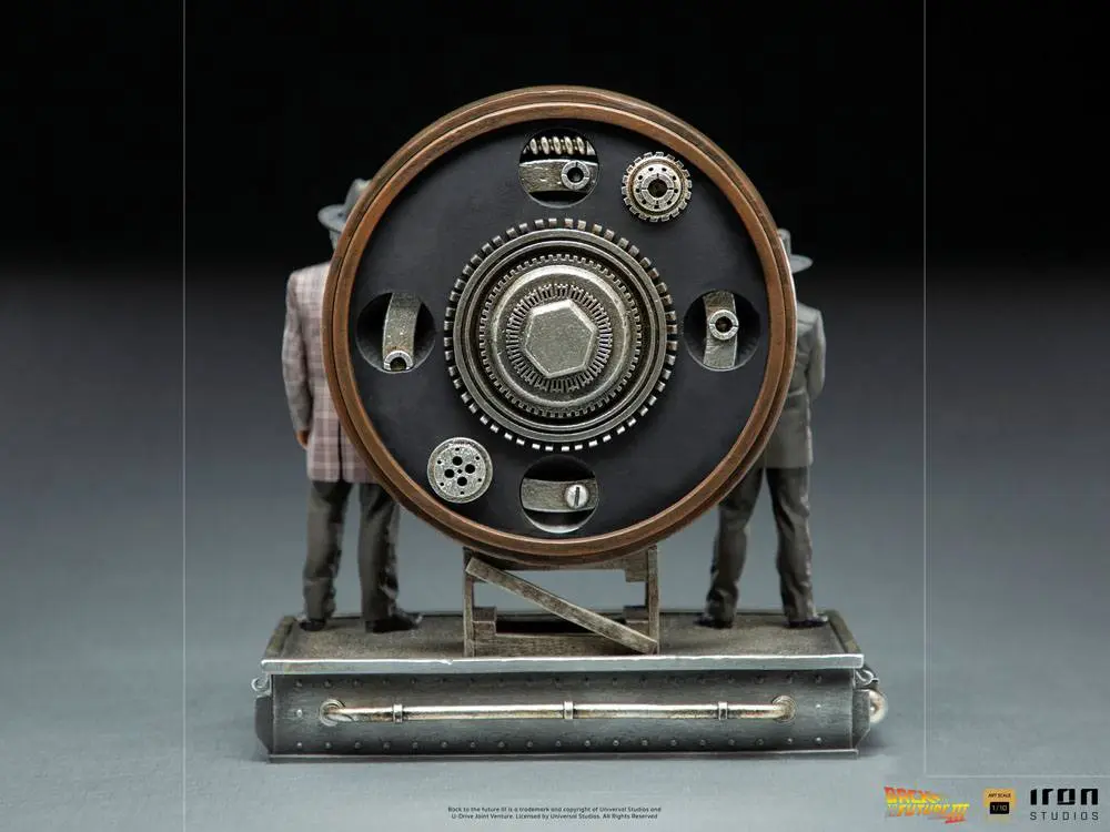 Back to the Future III Deluxe Art Scale Statue 1/10 Marty and Doc at the Clock 30 cm product photo
