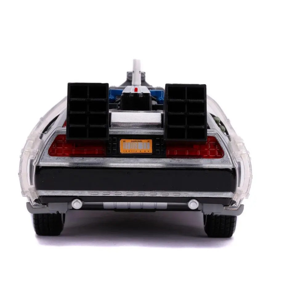 Back to the Future III Hollywood Rides Diecast Model 1/24 DeLorean Time Machine termékfotó