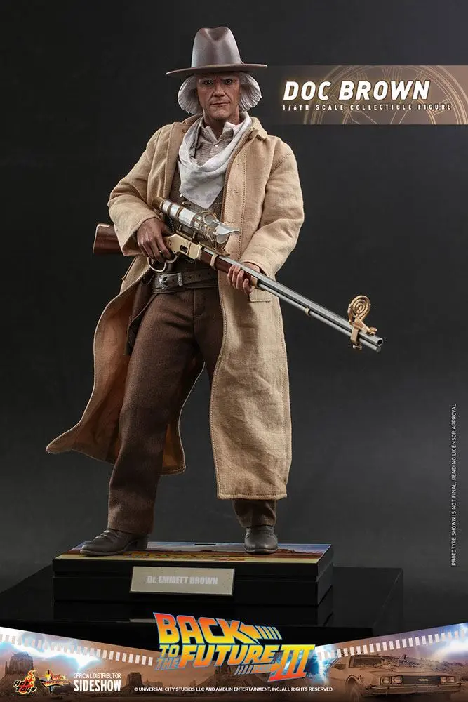 Back To The Future III Movie Masterpiece Action Figure 1/6 Doc Brown 32 cm termékfotó