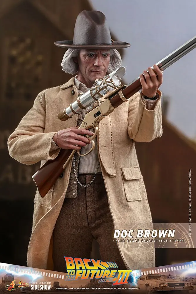 Back To The Future III Movie Masterpiece Action Figure 1/6 Doc Brown 32 cm product photo