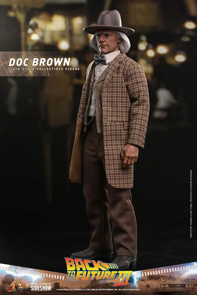 Back To The Future III Movie Masterpiece Action Figure 1/6 Doc Brown 32 cm termékfotó