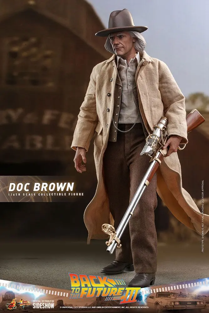 Back To The Future III Movie Masterpiece Action Figure 1/6 Doc Brown 32 cm product photo