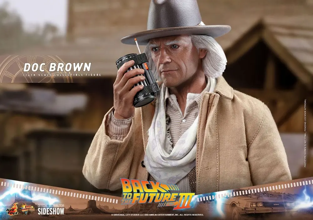 Back To The Future III Movie Masterpiece Action Figure 1/6 Doc Brown 32 cm product photo