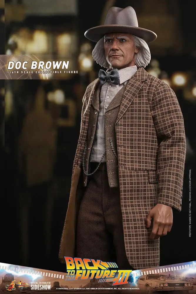 Back To The Future III Movie Masterpiece Action Figure 1/6 Doc Brown 32 cm termékfotó