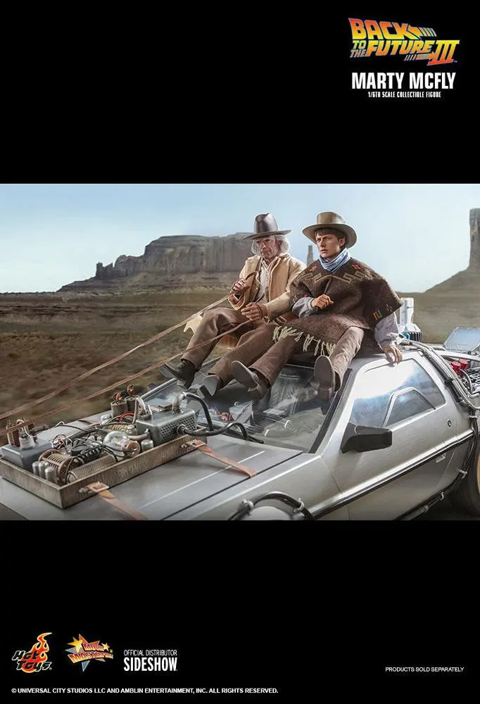 Back To The Future III Movie Masterpiece Action Figure 1/6 Marty McFly 28 cm termékfotó