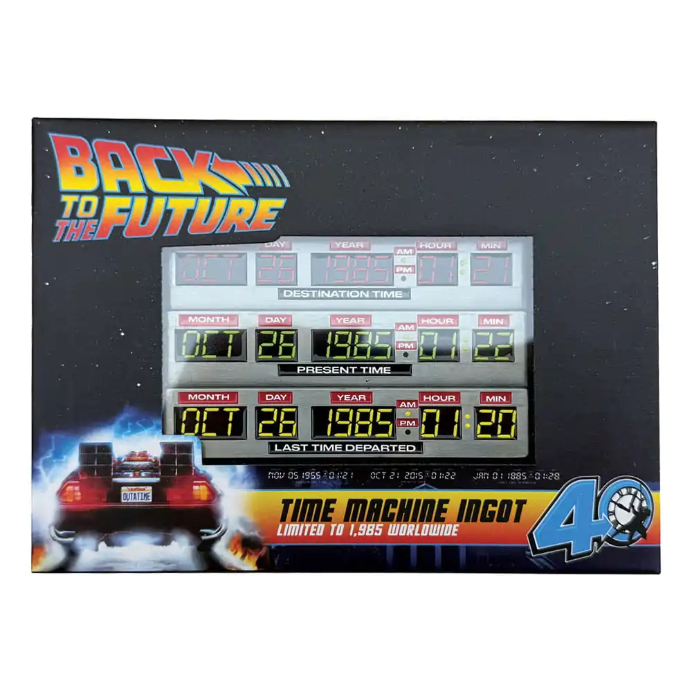 Back To The Future Ingot 40th Anniversary Time Circuits Limited Edition  product photo