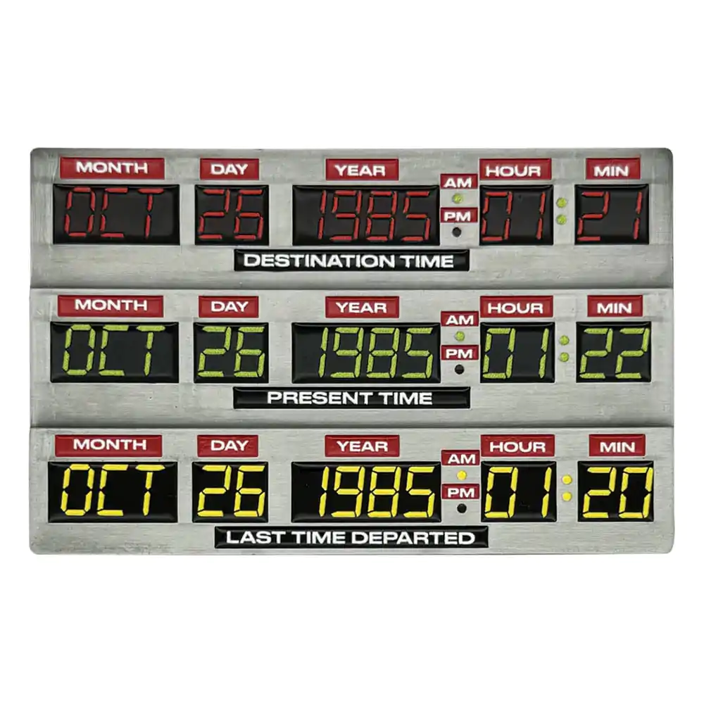 Back To The Future Ingot 40th Anniversary Time Circuits Limited Edition  product photo