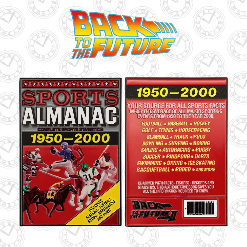 Back to the Future Ingot Sport Almanac Limited Edition product photo