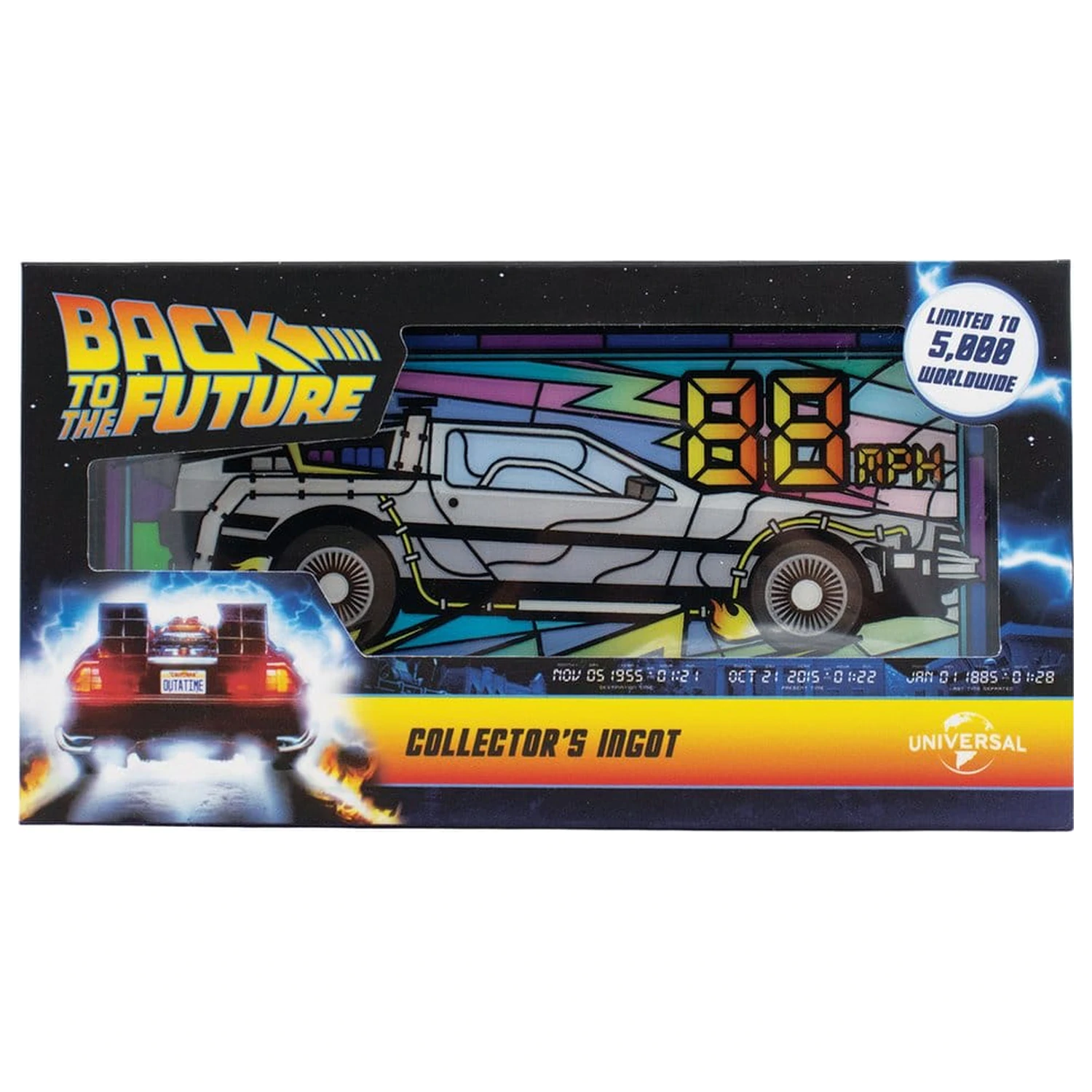 Back to the Future Ingot Stained Glass-Style Limited Edition product photo