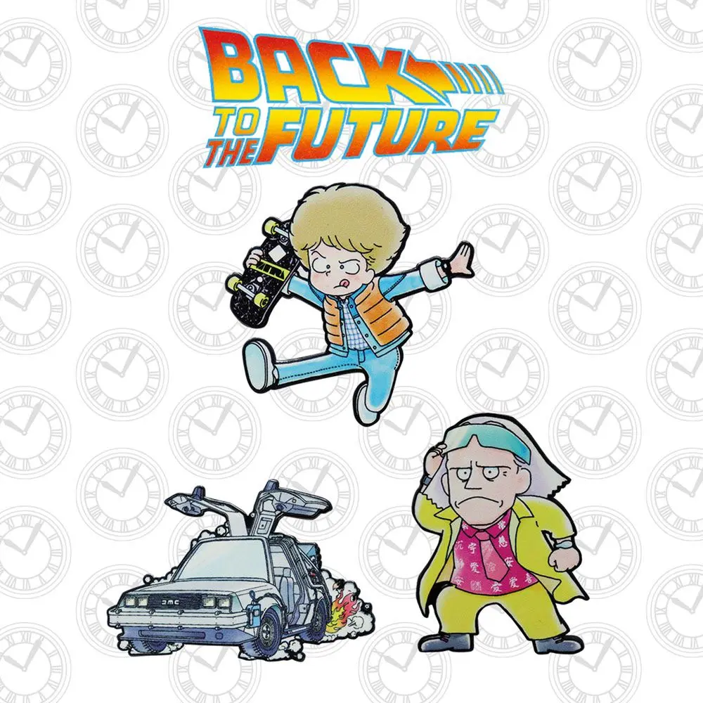 Back to the Future Pin Badge Set Limited Japanese Edition termékfotó