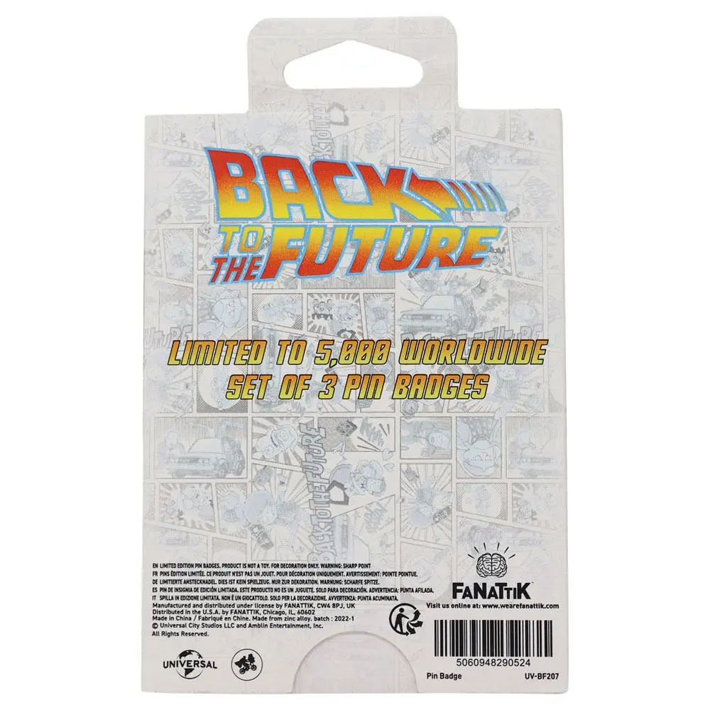 Back to the Future Pin Badge Set Limited Japanese Edition termékfotó