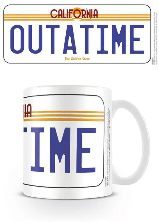 Back to the Future Mug License Plate product photo