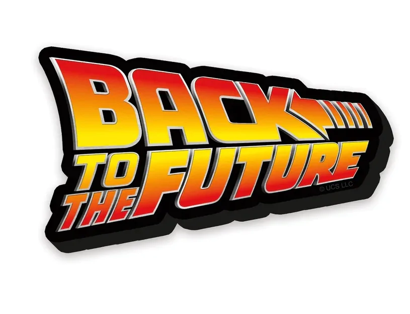 BACK TO THE FUTURE Logo Chunky Magnet product photo