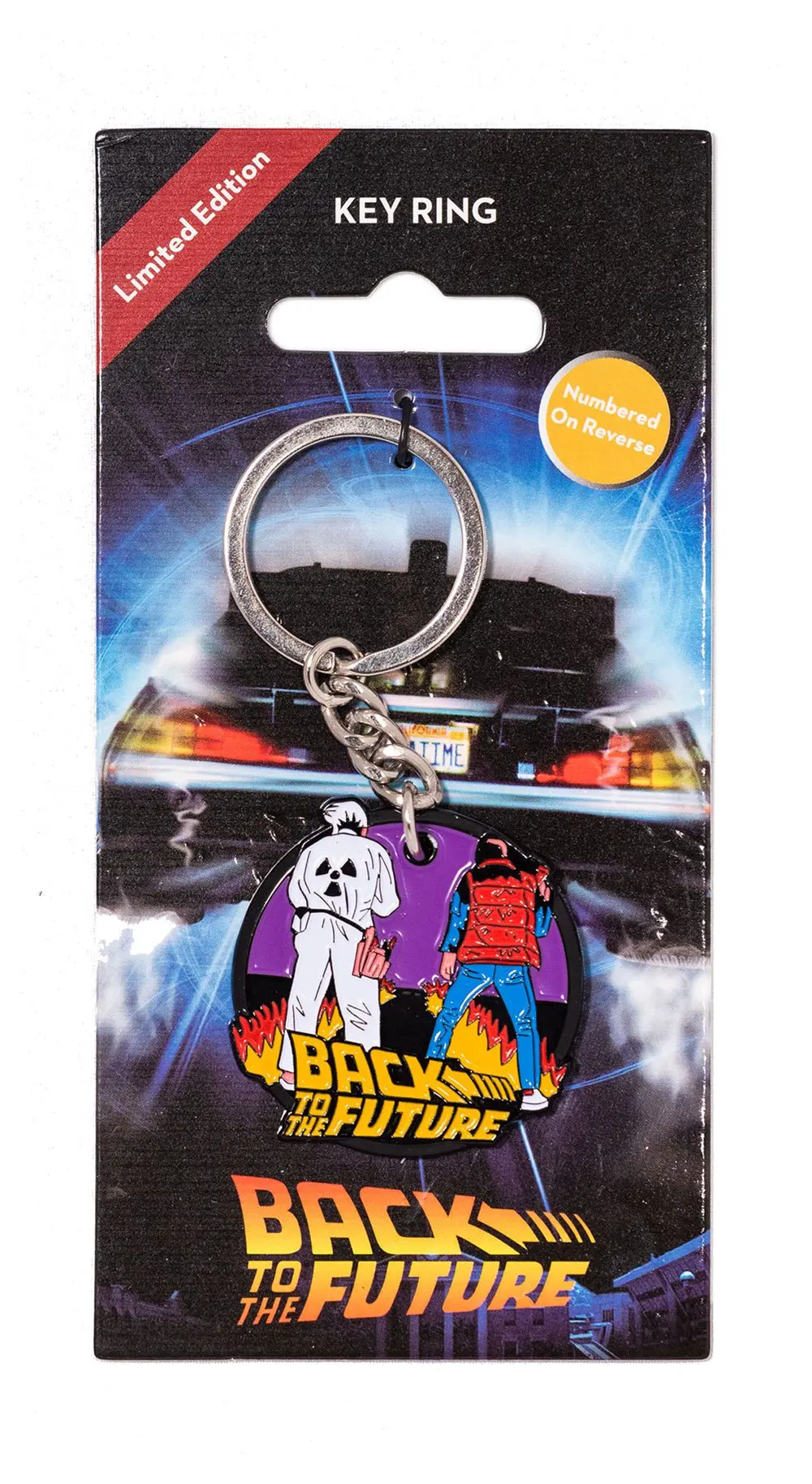 Back to the Future Metal Keychain Marty & Doc termékfotó