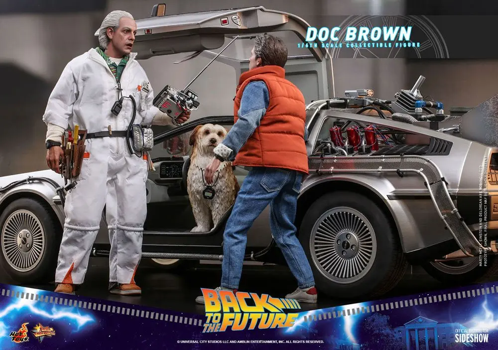 Back To The Future Movie Masterpiece Action Figure 1/6 Doc Brown 30 cm termékfotó