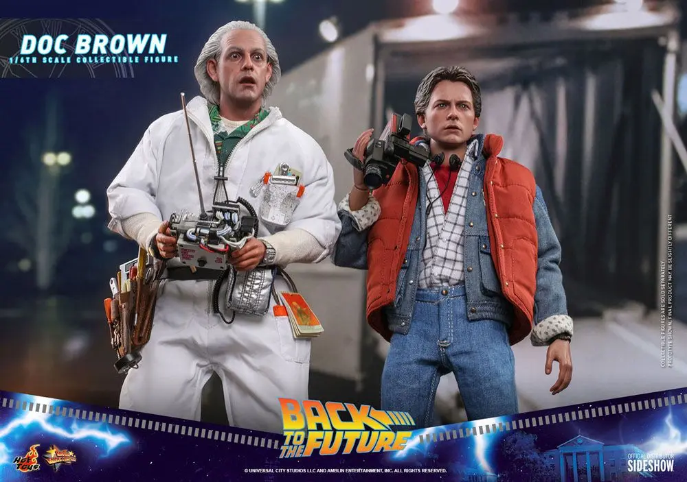 Back To The Future Movie Masterpiece Action Figure 1/6 Doc Brown 30 cm termékfotó