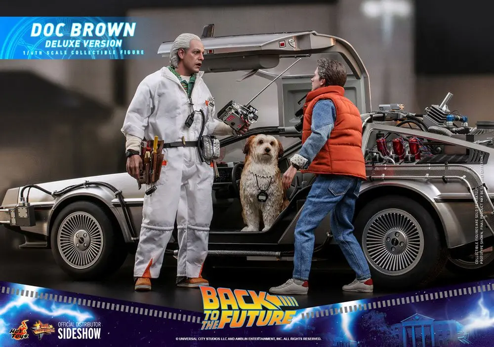 Back To The Future Movie Masterpiece Action Figure 1/6 Doc Brown (Deluxe Version) 30 cm termékfotó