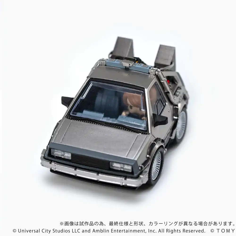 Back to the Future Q-Village Vehicle with mini-figures Time Machine 9 cm product photo