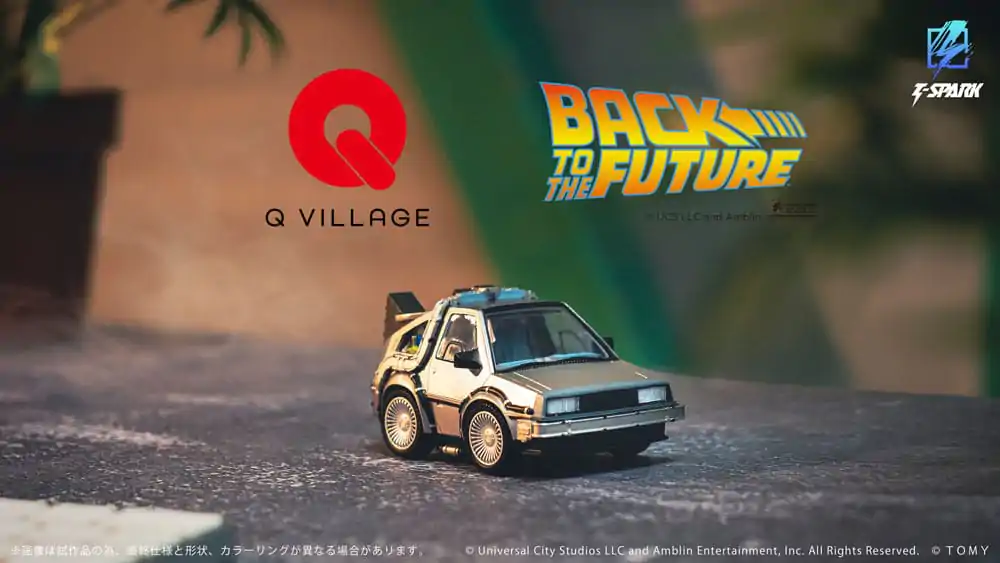 Back to the Future Q-Village Vehicle with mini-figures Time Machine 9 cm product photo