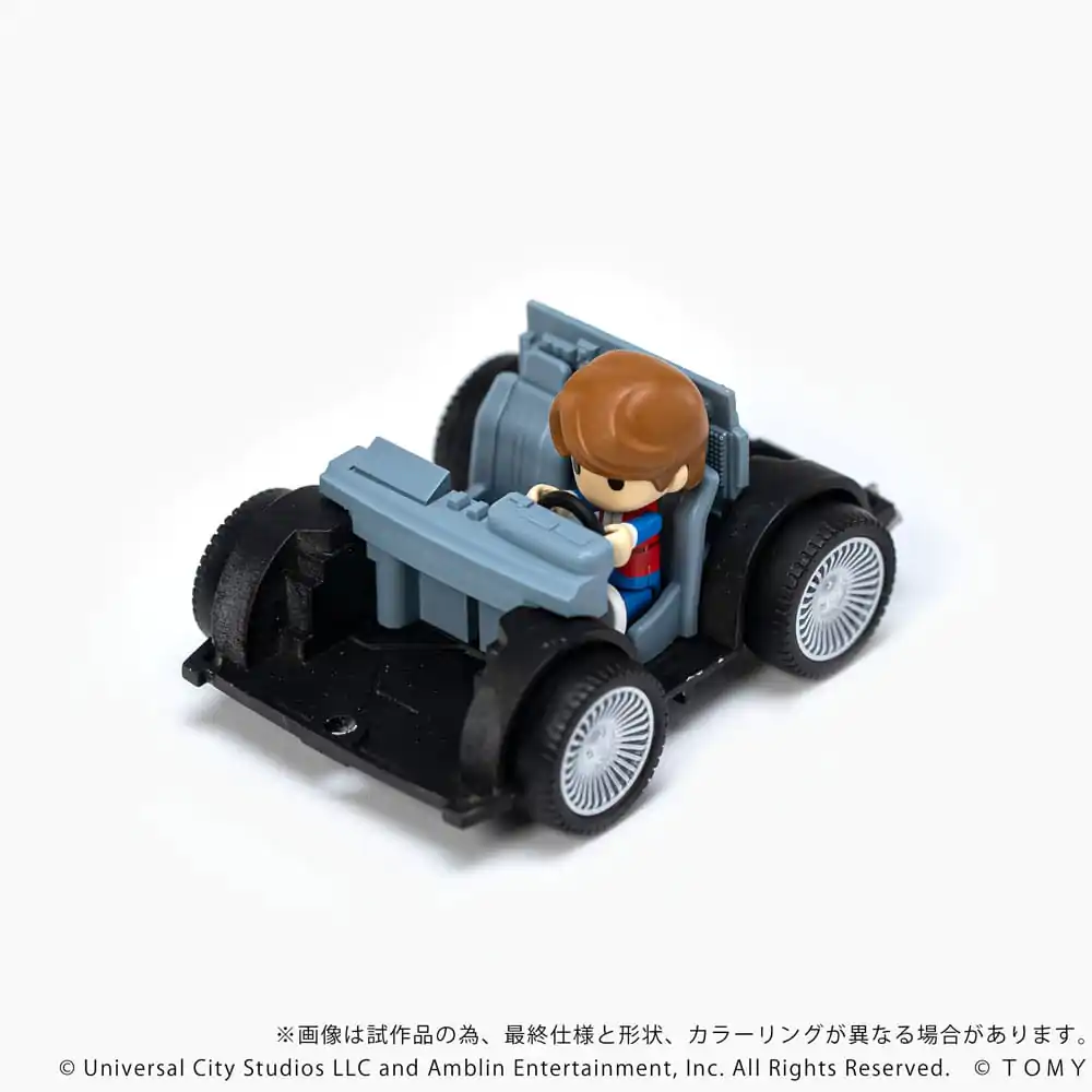 Back to the Future Q-Village Vehicle with mini-figures Time Machine 9 cm product photo