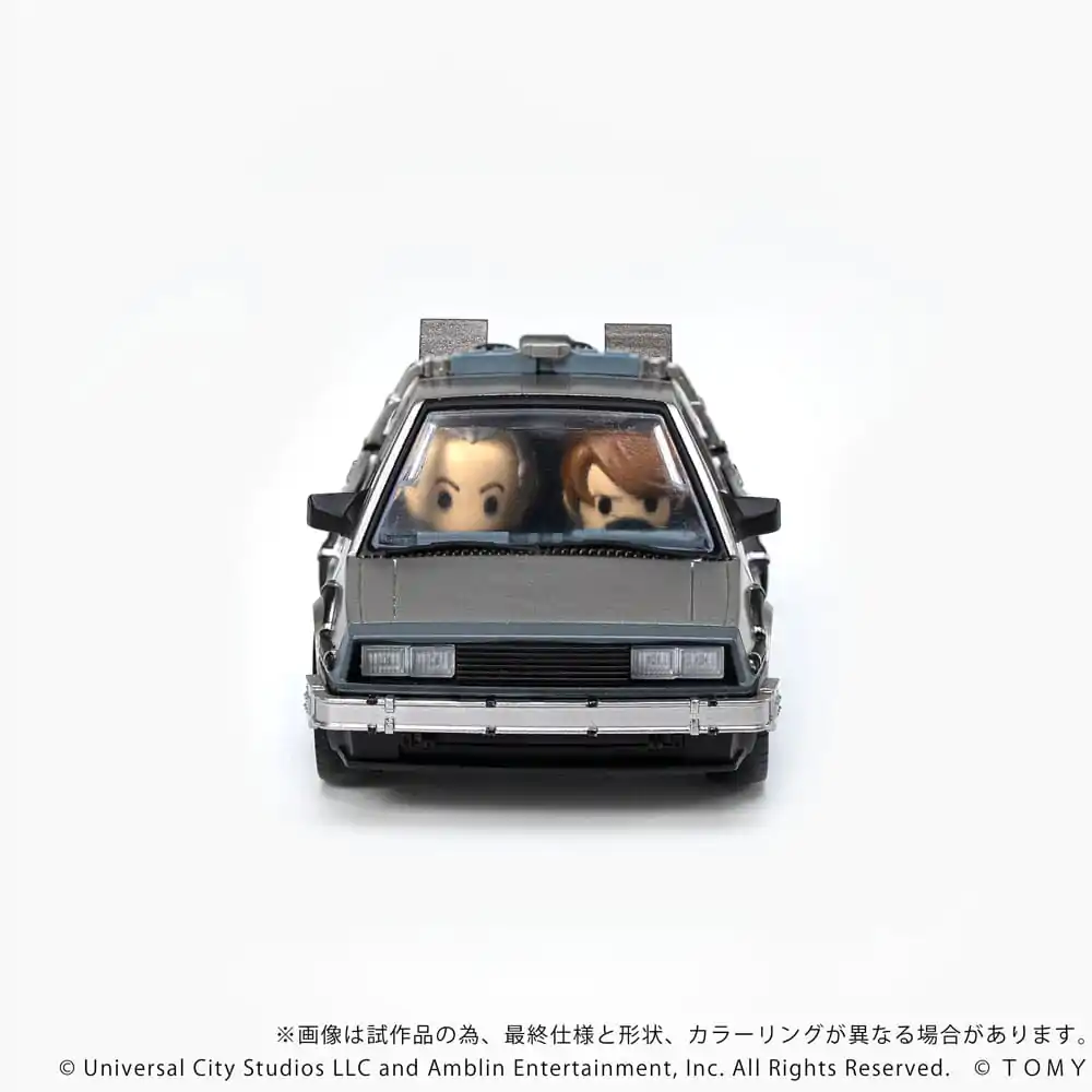 Back to the Future Q-Village Vehicle with mini-figures Time Machine 9 cm product photo