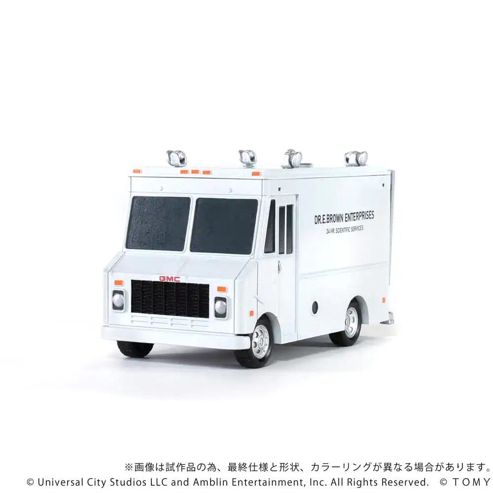 Back to the Future Q-Village Vehicles with mini-figures Time Machine Deluxe Set 9 cm product photo
