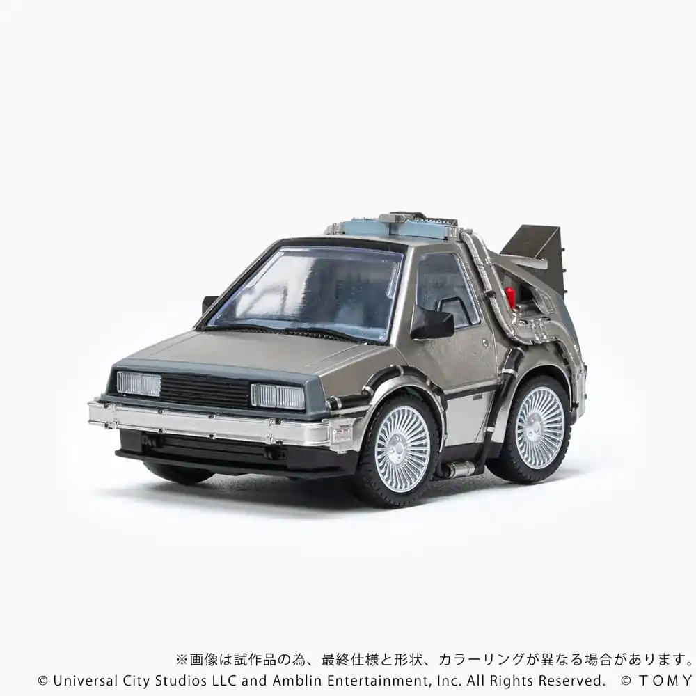 Back to the Future Q-Village Vehicles with mini-figures Time Machine Deluxe Set 9 cm product photo