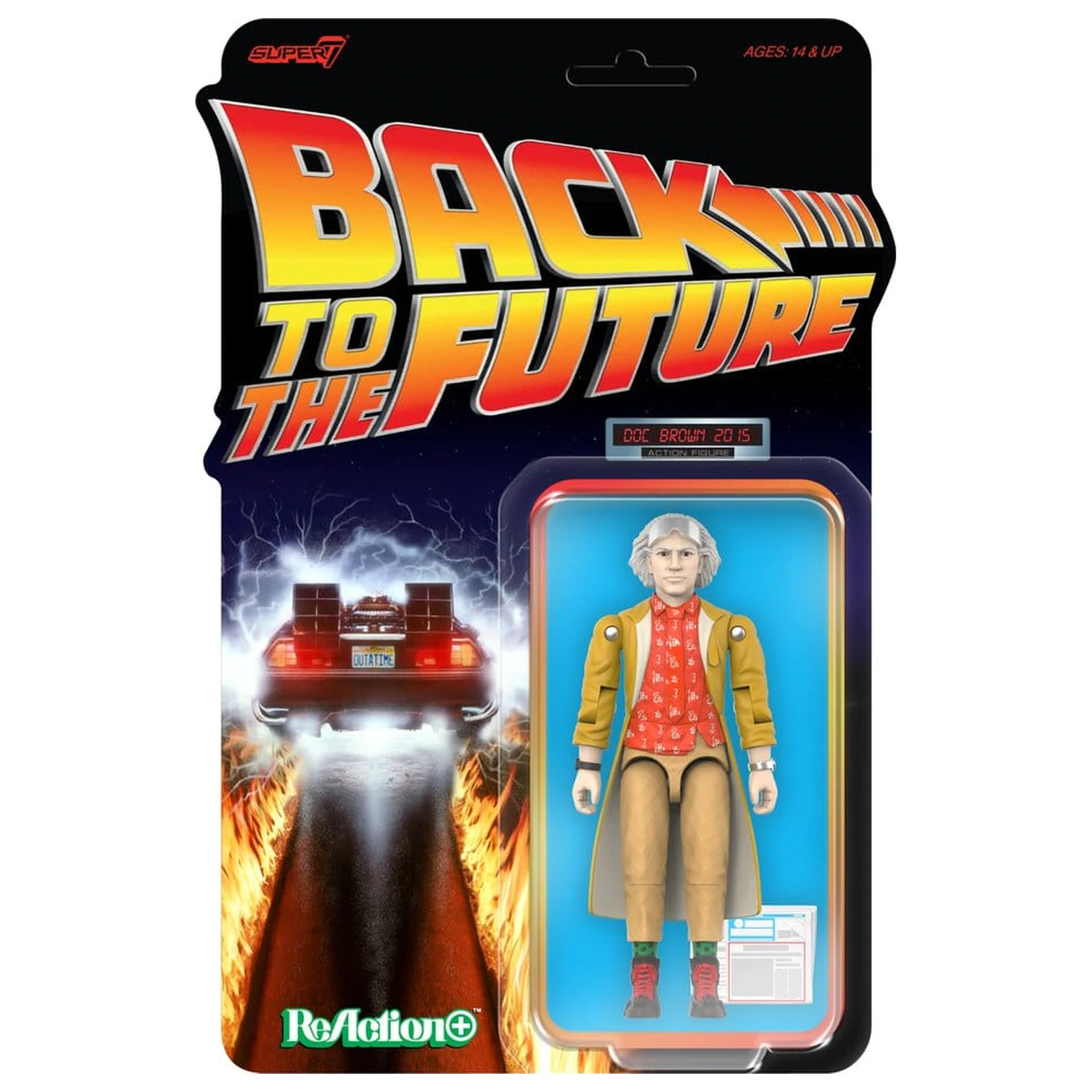 Back to the Future ReAction+ Action Figure Wave 02 Dr. Emmett Brown (2015) product photo