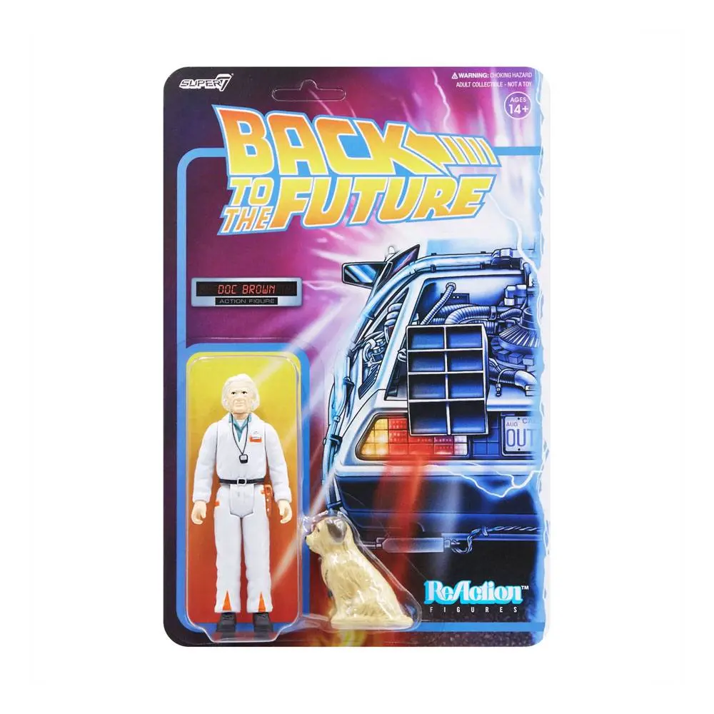 Back To The Future ReAction Action Figure Doc Brown 10 cm product photo