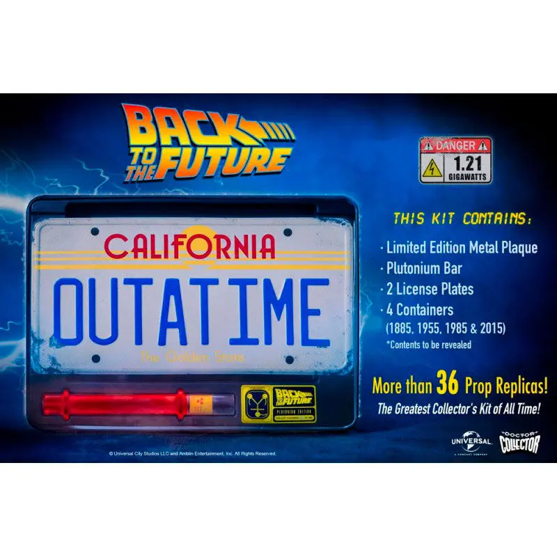 Back To The Future Time Travel Memories Kit Plutonium Edition product photo