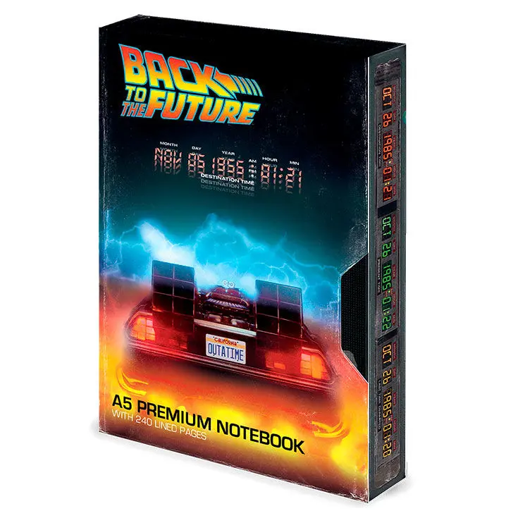 Back to the Future Premium Notebook A5 Great Scott VHS termékfotó