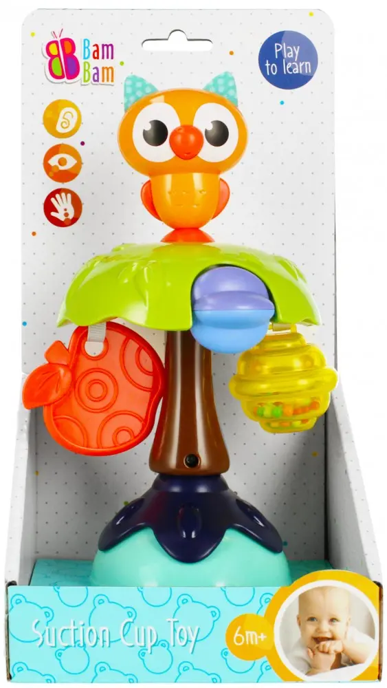 Owl Baby Rattle, Educational Toy product photo