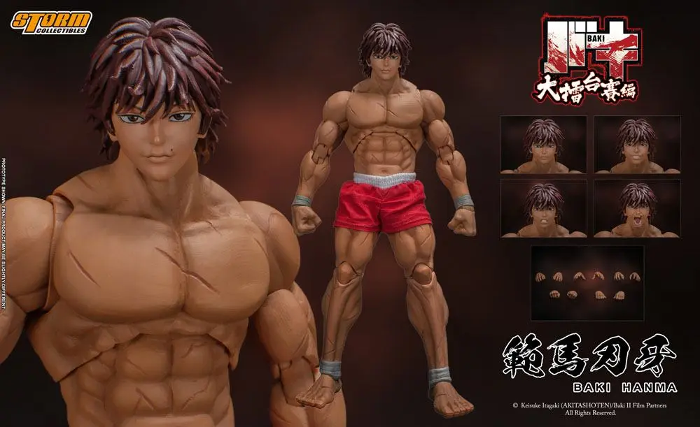 Baki Action Figure 1/12 Baki Hanma 18 cm product photo