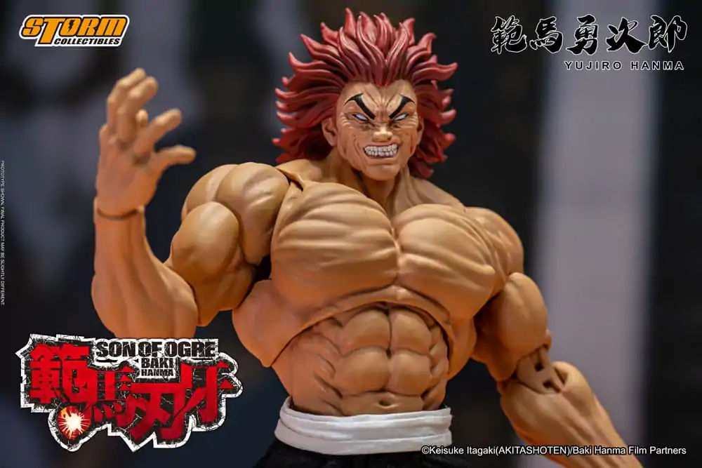 Baki Action Figure 1/12 Yujiro Hanma 18 cm product photo