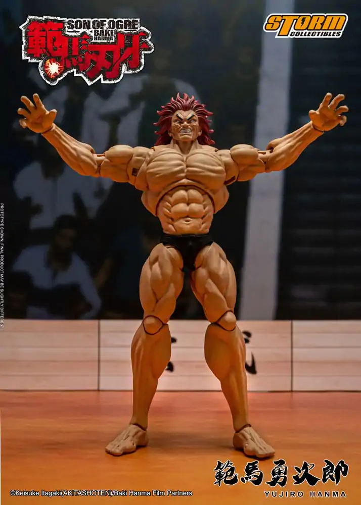 Baki Action Figure 1/12 Yujiro Hanma 18 cm product photo