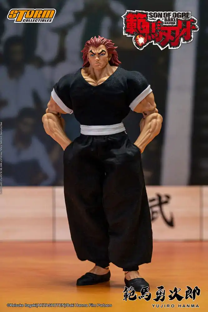 Baki Action Figure 1/12 Yujiro Hanma 18 cm product photo