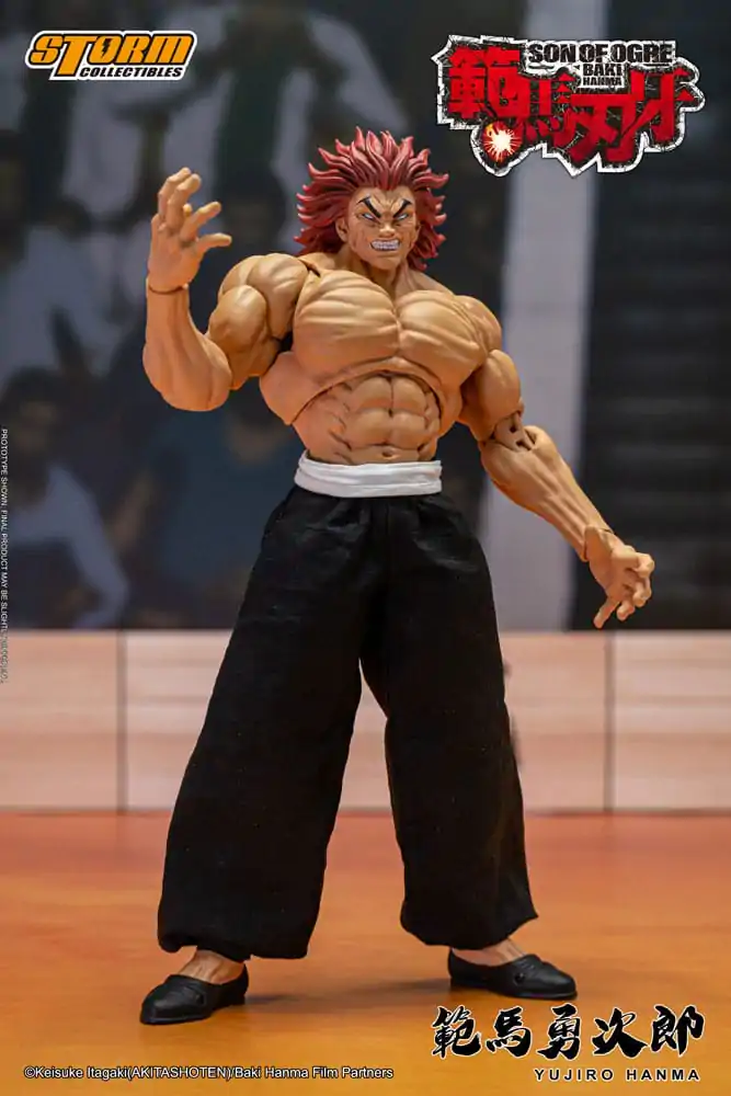 Baki Action Figure 1/12 Yujiro Hanma 18 cm product photo