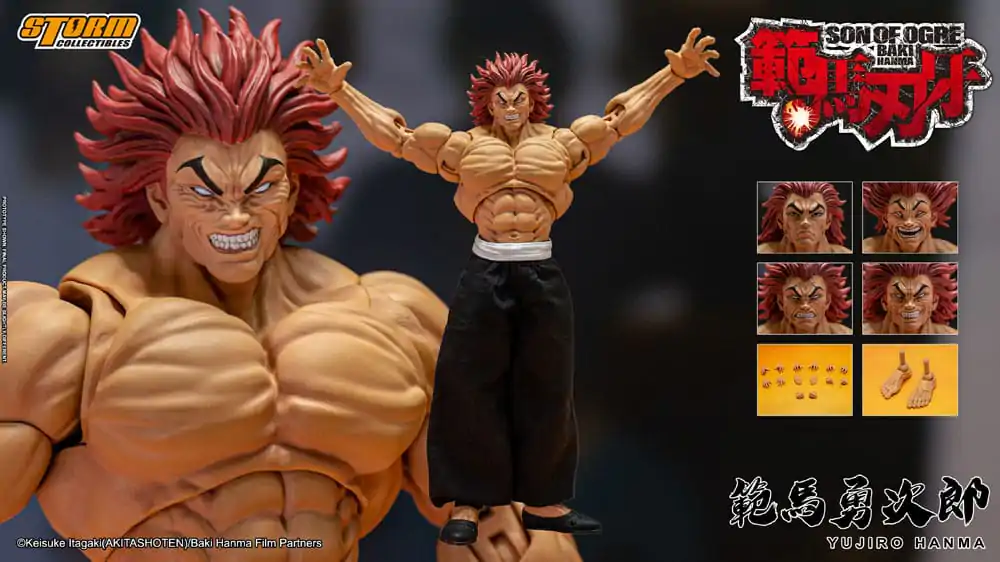 Baki Action Figure 1/12 Yujiro Hanma 18 cm product photo